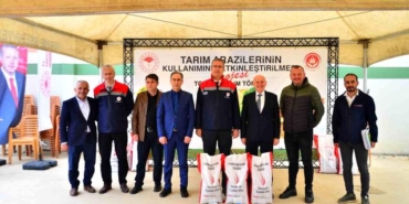 Samsun'da çiftçilere sorgum sudan tohumu dağıtıldı