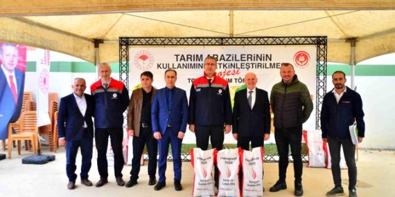 Samsun'da çiftçilere sorgum sudan tohumu dağıtıldı
