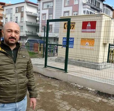 Samsun'da çocuk parkındaki doğal gaz istasyonuna tepki