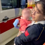 Samsun'da yangın: Anne ve bebek hastaneye kaldırıldı