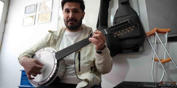 Trafik kazası sonrası engelli kalan genç öğretmenin azmi