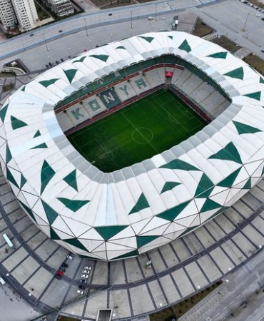 Trendyol Süper Lig statları havadan görüntülendi