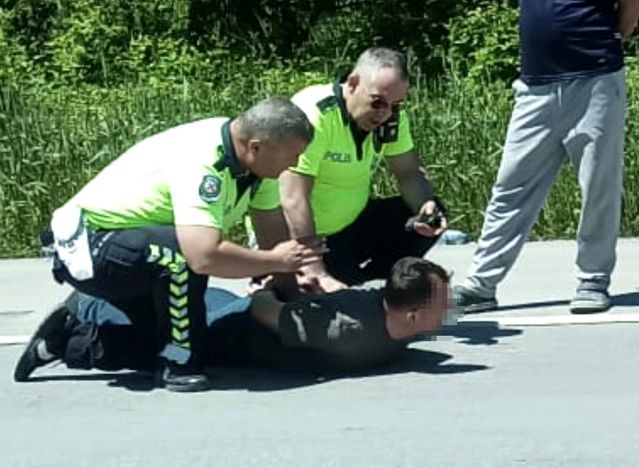 Alkollü Sürücü Havada Karşılaştı - Son Dakika
