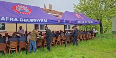 Bafra'da Afetlere Karşı Kurban Kesildi