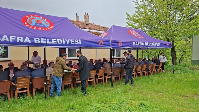 Bafra'da Afetlere Karşı Kurban Kesildi