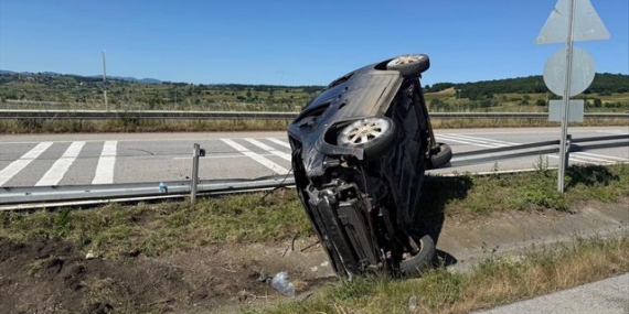Bafra'da Trafik Kazası: 3 Yaralı
