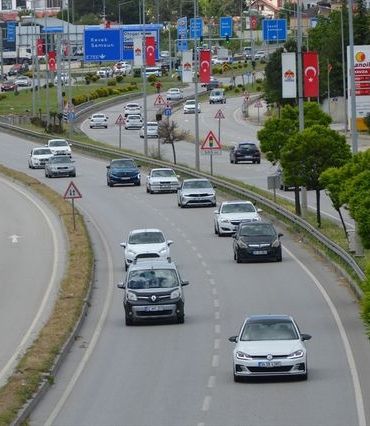 Havza'da Bayram Trafik Yoğunluğu - Son Dakika
