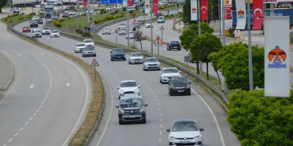 Havza'da Bayram Trafik Yoğunluğu - Son Dakika