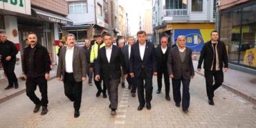 Samsun protokolünden Havza'da bayramlaşma ve sel bölgesinde inceleme