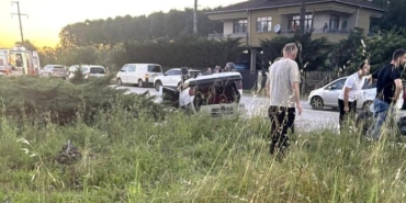 Samsun'da Takla Atan Araçta 6 Yaralı