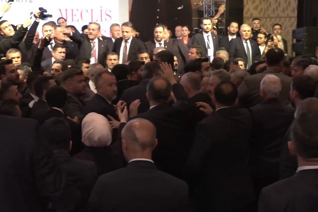 Türkiye Belediyeler Birliği seçiminde kavga çıktı