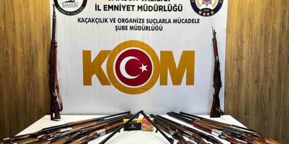 Samsun'da Kaçak Silah Operasyonu - Son Dakika