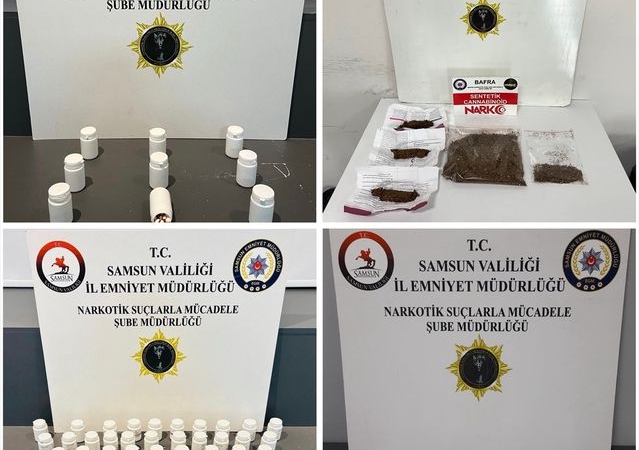 Samsun'da Uyuşturucu Operasyonu: 6 Gözaltı