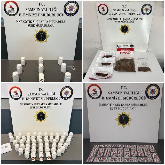 Samsun'da Uyuşturucu Operasyonu: 6 Gözaltı