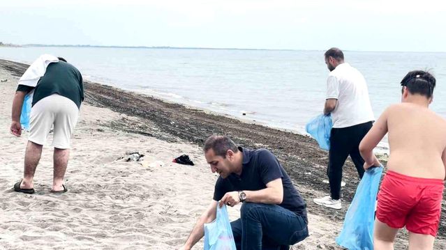 Atakum'da Kumsal Temizliği