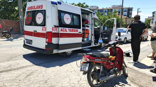 Bafra'da Motosiklet Kazası: Bir Yaralı