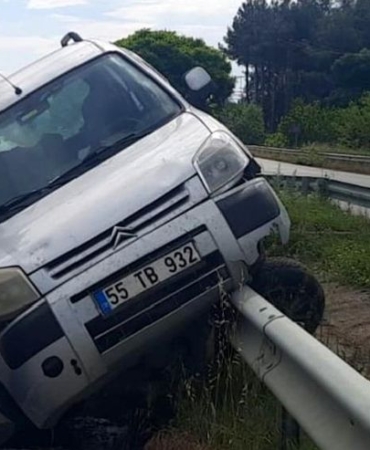 Bafra'da Trafik Kazası: 4 Yaralı
