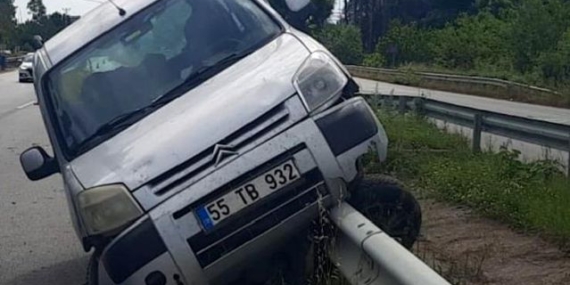 Bafra'da Trafik Kazası: 4 Yaralı