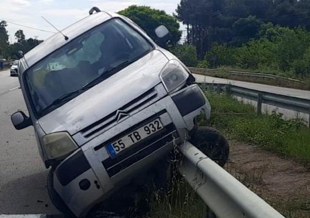 Bafra'da Trafik Kazası: 4 Yaralı