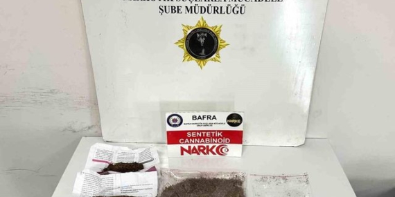 Bafra'da Uyuşturucu Şüphelisi Yakalandı - Son Dakika