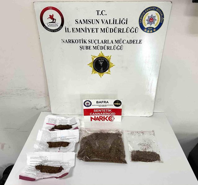 Bafra'da Uyuşturucu Şüphelisi Yakalandı - Son Dakika