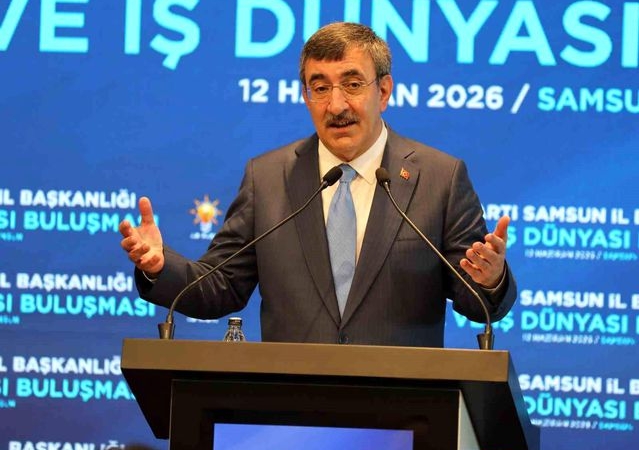 Cumhurbaşkanı Yardımcısı Cevdet Yılmaz, Samsun'da konuştu: 'Her türlü riske karşı ülkemizi hazırlıyoruz'