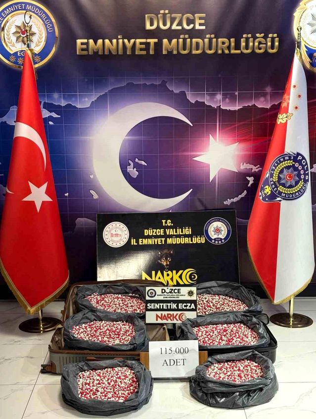 Düzce'de 12 Milyonluk Uyuşturucu Operasyonu