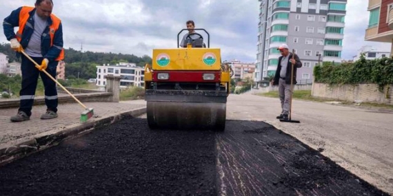 İlkadım'da yollar yenileniyor - Son Dakika