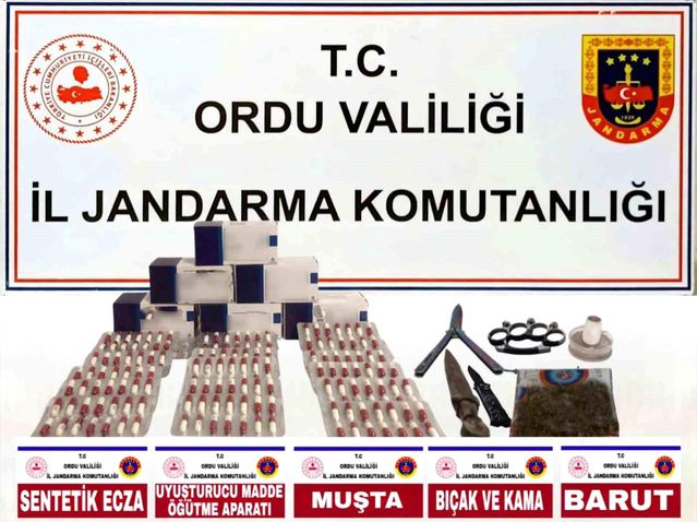 Ordu ve Samsun'da Uyuşturucu Operasyonu