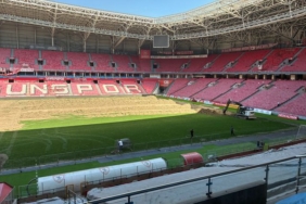 Samsun Stadyumu'nda Zemin Yenileme Çalışmaları