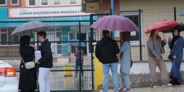 Samsun ve Çorum'da LGS Sınavı Yapıldı