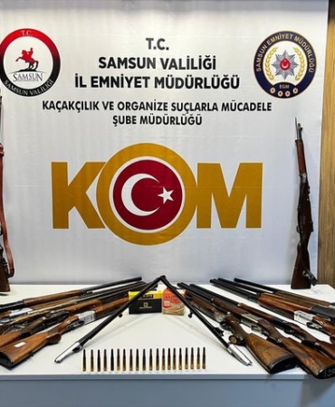 Samsun'da Kaçak Silah Operasyonu - Son Dakika