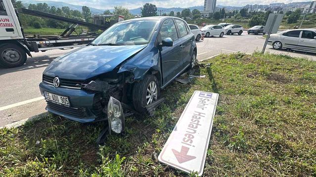 Samsun'da Kavşakta Trafik Kazası - Son Dakika