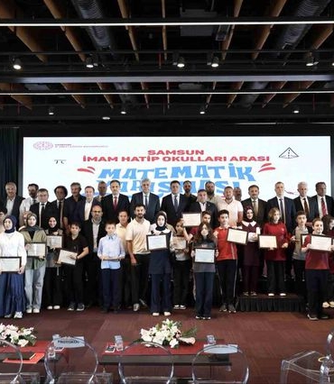 Samsun’da Matematik Yarışması Ödül Töreni