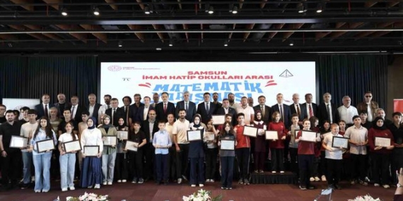 Samsun’da Matematik Yarışması Ödül Töreni