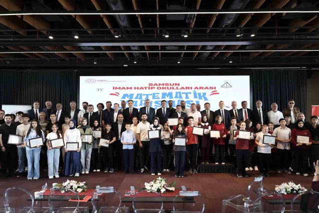 Samsun’da Matematik Yarışması Ödül Töreni