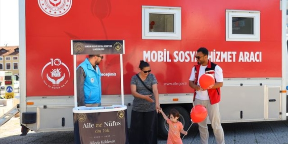 Samsun'da Mobil Sosyal Hizmet Uygulaması