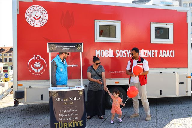 Samsun'da Mobil Sosyal Hizmet Uygulaması