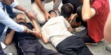 Samsun'da Otomobil ve Motosiklet Çarpıştı