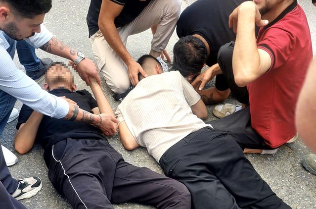 Samsun'da Otomobil ve Motosiklet Çarpıştı