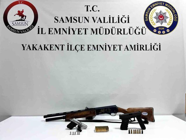 Samsun'da Ruhsatsız Silah Operasyonu - Son Dakika
