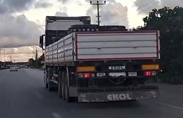 Samsun'da Tıra 236 Bin Lira Ceza