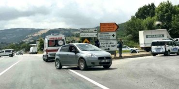 Samsun'da Trafik Kazası: 1 Yaralı