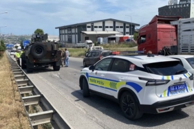 Samsun'da Zırhlı Araçla Trafik Kazası