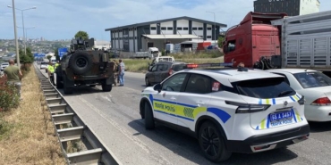 Samsun'da Zırhlı Araçla Trafik Kazası