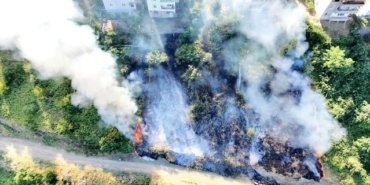 Samsun'da korkutan anız yangını - Son Dakika