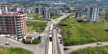 Samsun'un 5 ilçesinde ulaşım yatırımları sürüyor