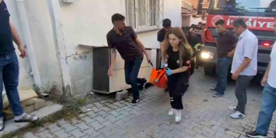 Vezirköprü'de Yangında Bir Kişi Yaralandı