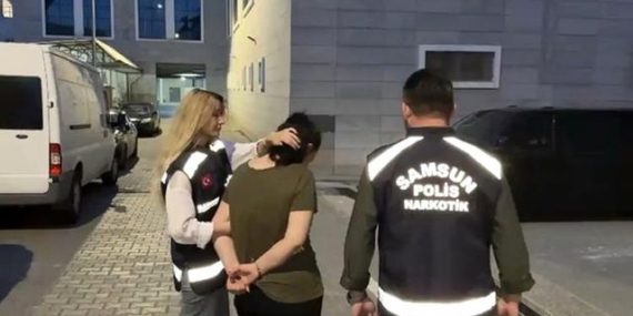 Yakalanan Kadın Hükümlü Cezaevine Gönderildi