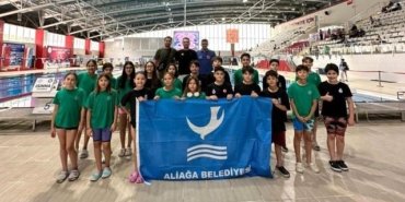 Aliağalı yüzücülerden Samsun'da önemli başarı